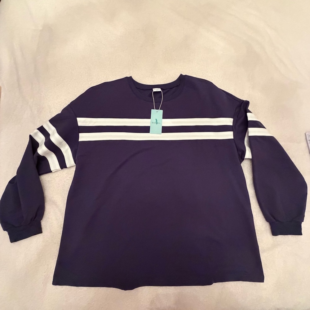 Wholl Purple Crewneck Sweatshirt - XXL
